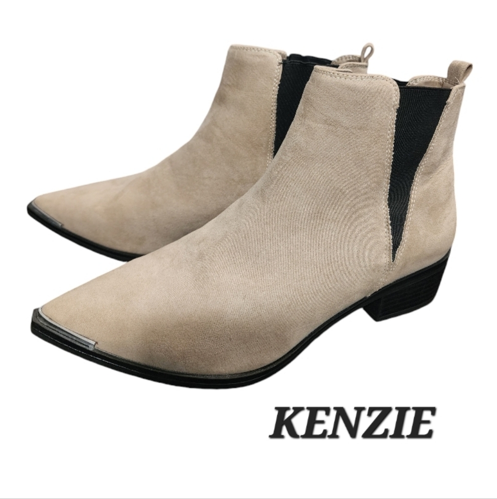 Beige Kenzie Ankle Boots
